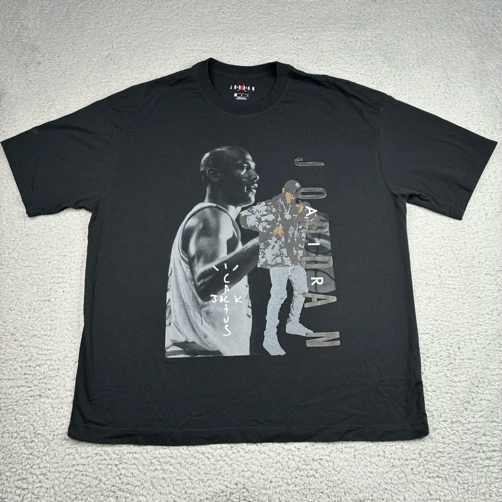 Cactus Jack x Travis Scott x Air Jordan T-Shirt Men's L Black CJ9059-010